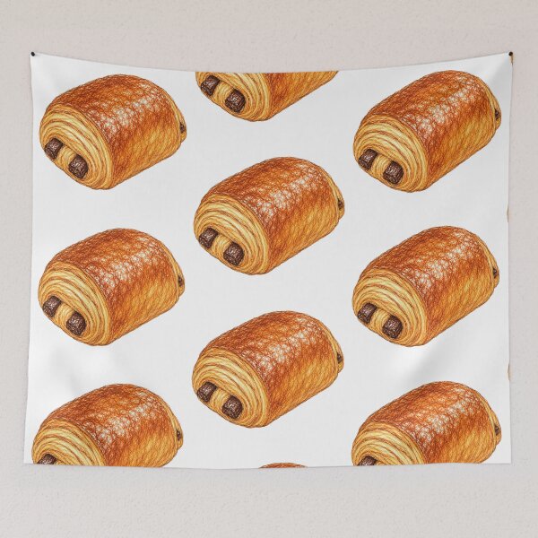 Item preview, French chocolate croissant (drawn) designed and sold by JOANNASKAH.