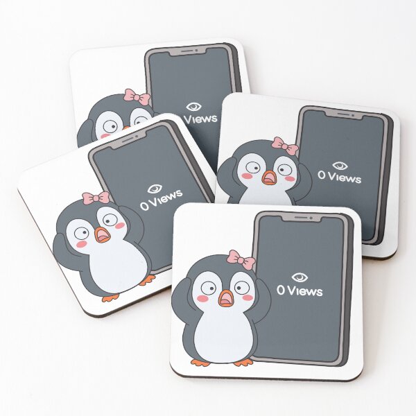 Item preview, Nori Penguin - 0 Views Social Media Panic Sticker designed and sold by Chonkibao.