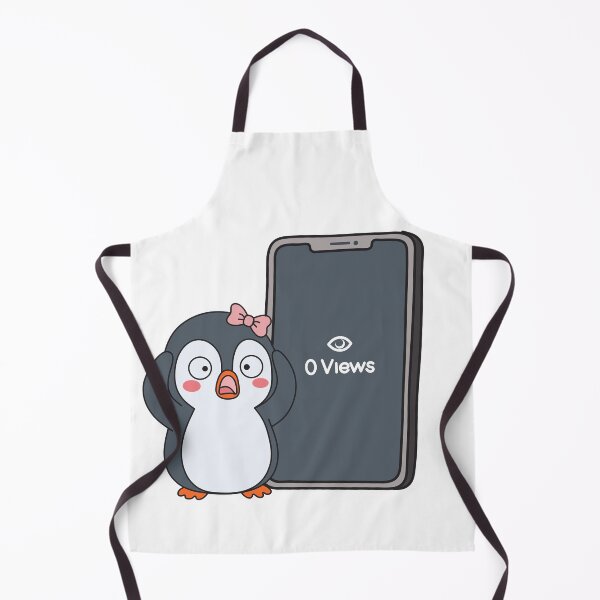 Item preview, Nori Penguin - 0 Views Social Media Panic Sticker designed and sold by Chonkibao.