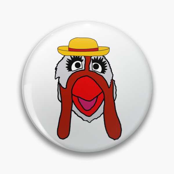 Item preview, The Muppets - Camilla The Chicken In A Straw Hat designed and sold by Animals-by-JB.