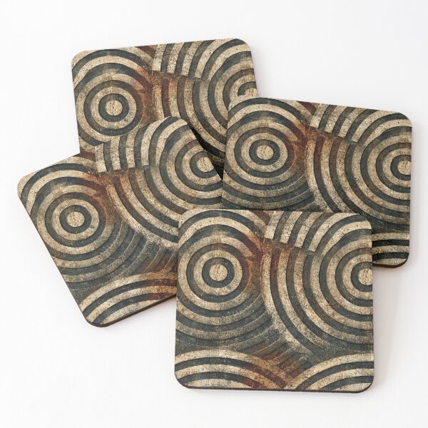 Item preview, Concentric Circles on Weathered Bronze designed and sold by Piotrek0001.