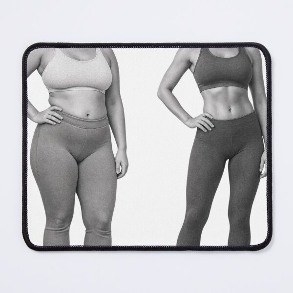 Item preview, Front view comparison of a woman before and after as isolated object designed and sold by Creative88Art.