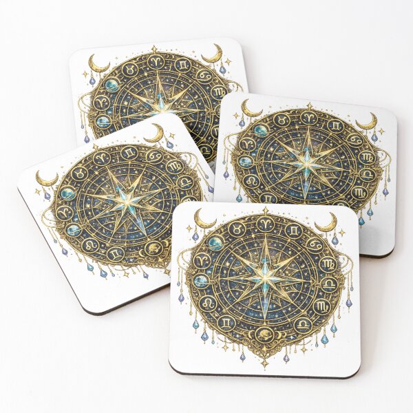 Item preview, Zodiac Compass Wheel | Celestial Astrology Navigation Design designed and sold by irfanshikh.