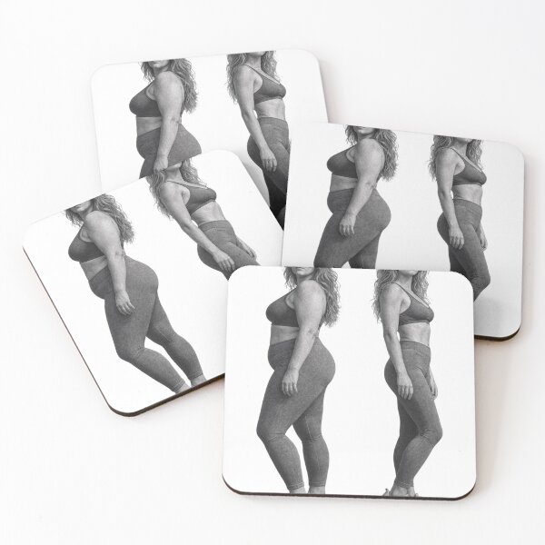 Item preview, Before and after comparison of a woman body as transparent cutout designed and sold by Creative88Art.