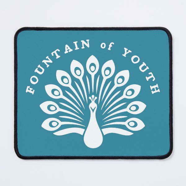 Item preview, Fountain of Youth - St Augustine (peacock) designed and sold by YonderAndBeyond.