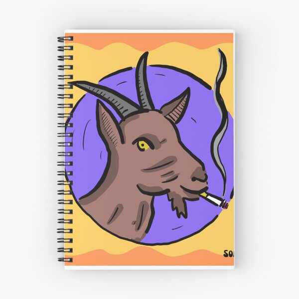 Artikelvorschau, Smoking Goat V3 entworfen und verkauft von SombreroDoodles.