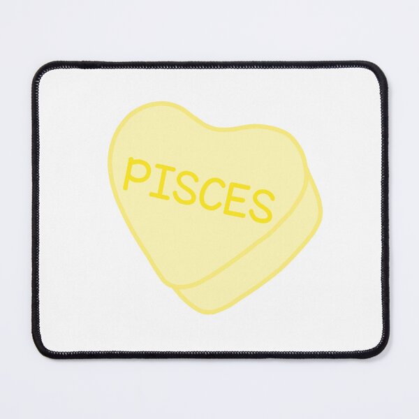 Item preview, Pisces Yellow Candy Heart Sweet Heart Cute designed and sold by SlimyFish.