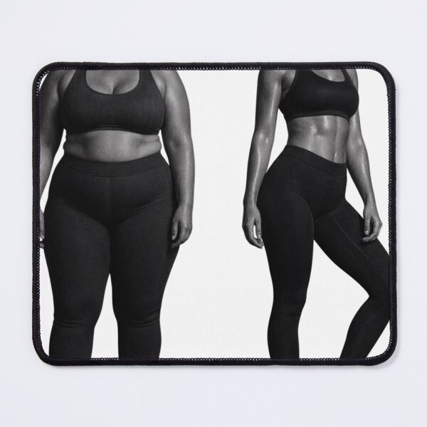 Item preview, Fitness journey body transformation before and after as clean cutout designed and sold by Creative88Art.
