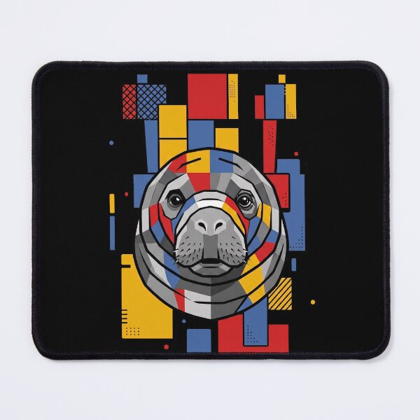 Item preview, Funny Manatee Colorful Blocks Geometric Art Boys Girls Kids designed and sold by FurryHavenPH.