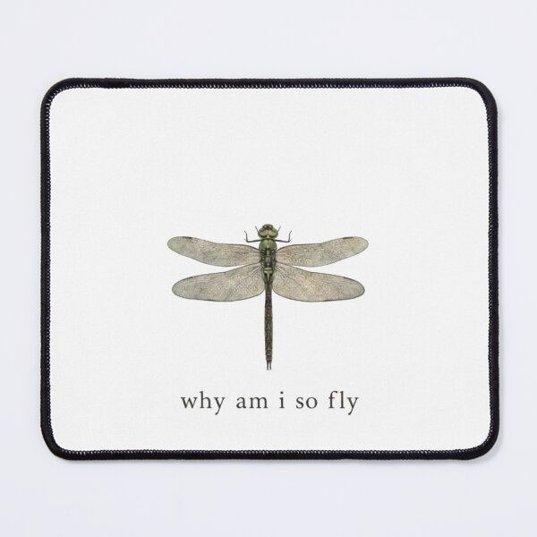 Item preview, Why Am I So Fly? Funny Dragonfly Pun T-Shirt | Cute Insect Meme Design designed and sold by Gbriel3.
