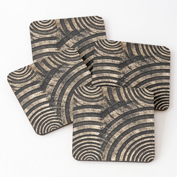 Item preview, Retro Geometric Arches on Rusted Metal designed and sold by Piotrek0001.