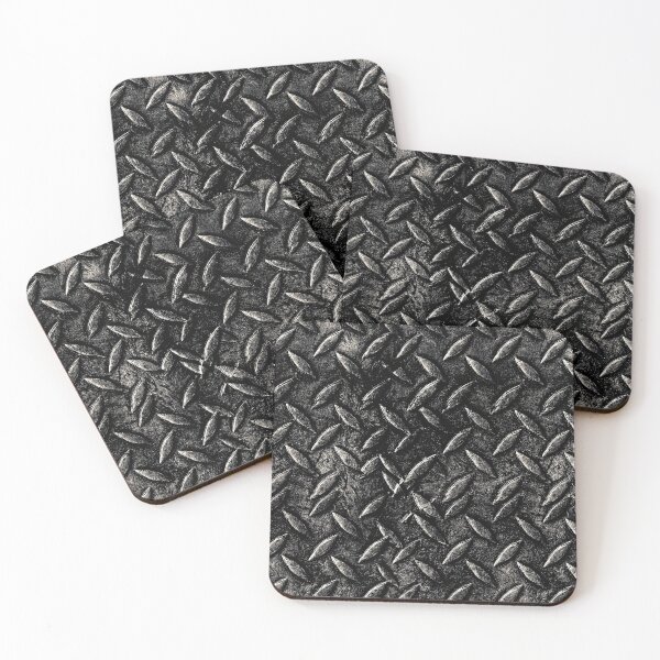 Item preview, Charcoal Diamond Plate Industrial Pattern designed and sold by Piotrek0001.