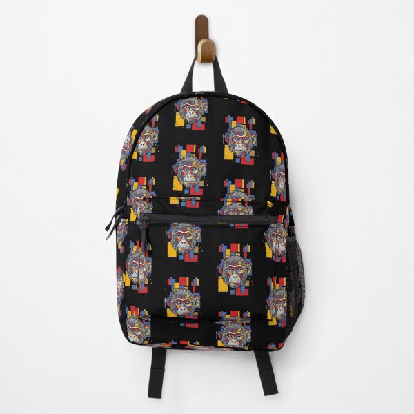 Item preview, Funny Monkey Colorful Blocks Geometric Art Boys Girls Kids designed and sold by FurryHavenPH.
