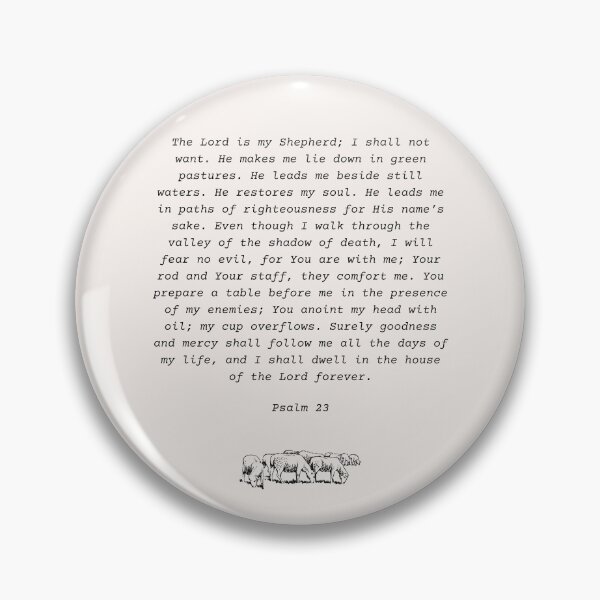 Item preview, Psalm 23 designed and sold by RoseDesigns05.