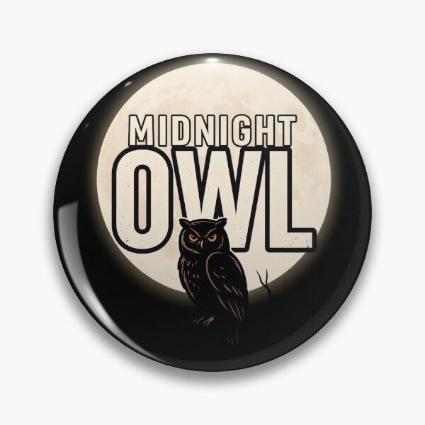 Item preview, Halloween Owl – Midnight Owl designed and sold by No Excuses Supply.