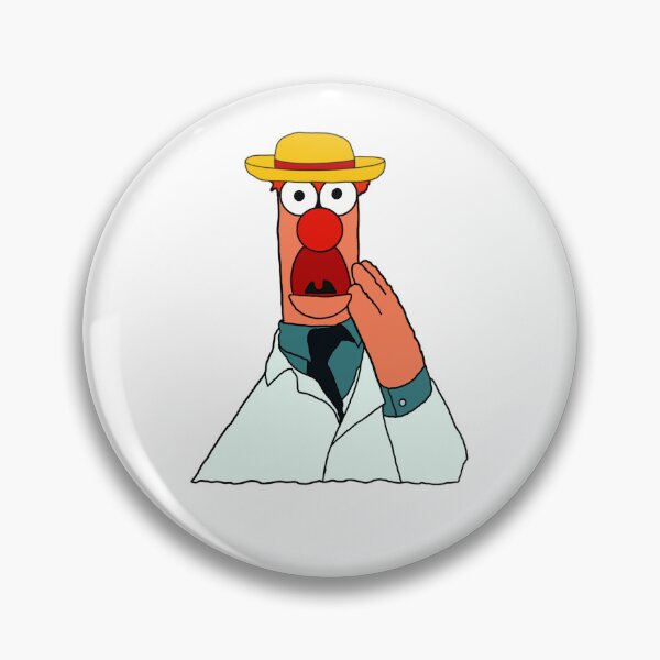 Item preview, The Muppets - Beaker In A Straw Hat designed and sold by Animals-by-JB.