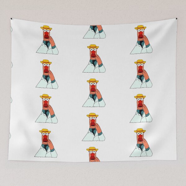 Item preview, The Muppets - Beaker In A Straw Hat designed and sold by Animals-by-JB.