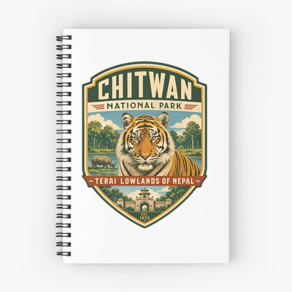 Item preview, Chitwan National Park Terai Lowlands Of Nepal Est. 1973 Wildlife Travel Souvenir designed and sold by Simsimah26Parks.