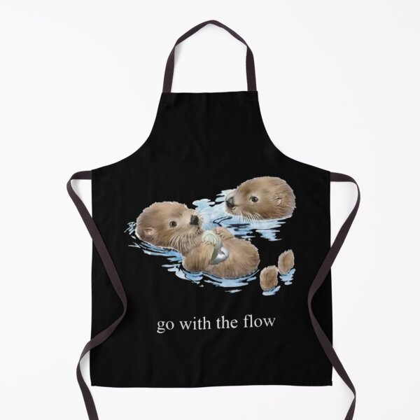 Item preview, Go With The Flow Sea Otter | Cute Otter Mom & Baby Vintage Nature designed and sold by Gbriel3.