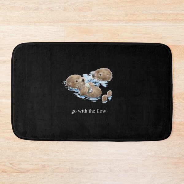 Item preview, Go With The Flow Sea Otter | Cute Otter Mom & Baby Vintage Nature  designed and sold by Gbriel3.
