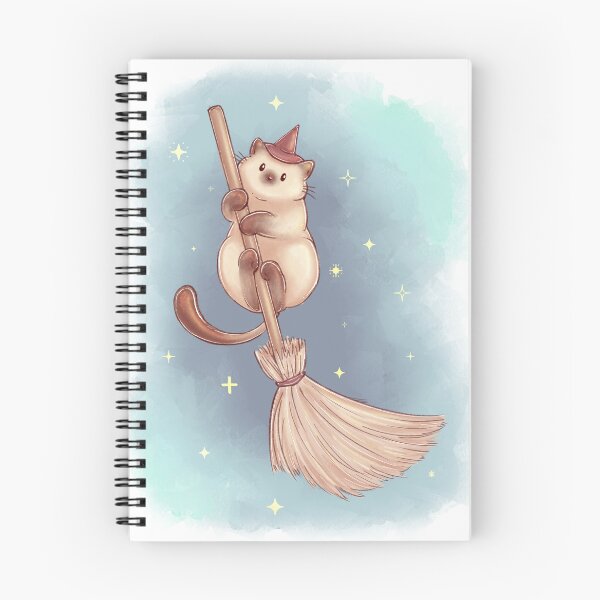 Item preview, Cat witch on broom  designed and sold by Denise, Denisn't.