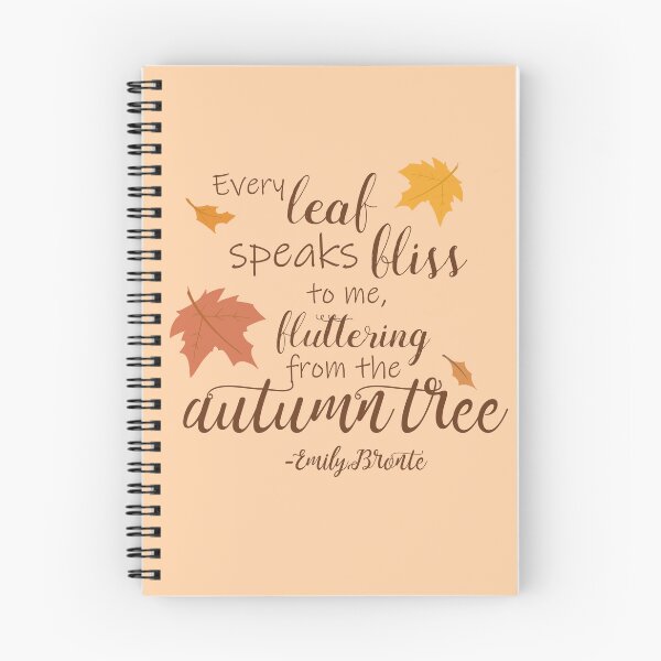 Item preview, Fluttering from the Autumn Tree - Emily Bronte Quotes designed and sold by stacree.