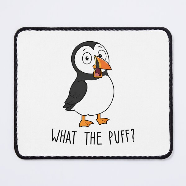 Item preview, What The Puff Funny Puffin Bird designed and sold by teeperfect.