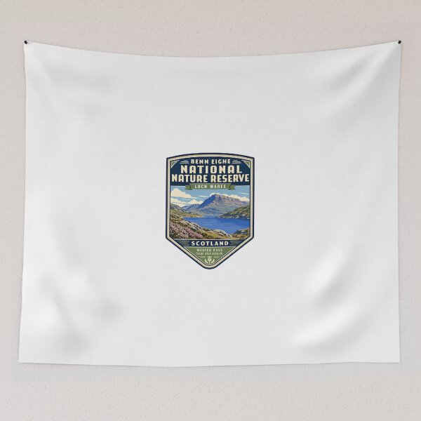 Item preview, Benn Eighe National Nature Reserve Loch Maree Scotland Wester Ross Taobh Star Reserib Scottish Travel Hiking Outdoor Souvenir designed and sold by Simsimah26Parks.