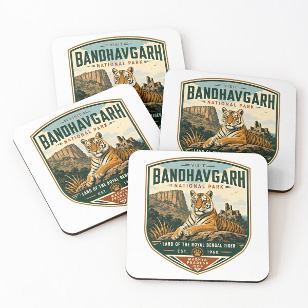 Item preview, Visit Bandhavgarh National Park Land Of The Royal Bengal Tiger Est. 1968 Madhya Pradesh India Wildlife Travel Nature Explorer designed and sold by Simsimah26Parks.