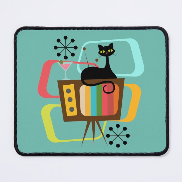 Item preview, Mid Century Modern Atomic Cat Retro Lounge designed and sold by Volt Junkies.
