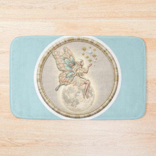 Item preview, Magical Pastel Fairy Sitting On Moon Patch designed and sold by Azurart2.