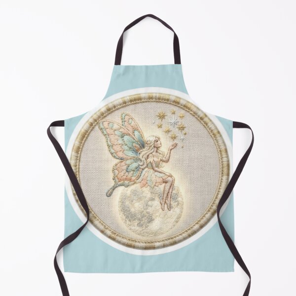 Item preview, Magical Pastel Fairy Sitting On Moon Patch designed and sold by Azurart2.