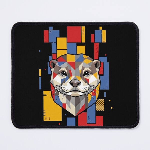Item preview, Funny Otter Colorful Blocks Geometric Art Boys Girls Kids designed and sold by FurryHavenPH.
