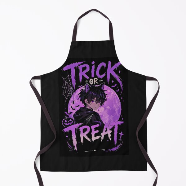 Item preview, Trick or Treat – Gothic Anime Boy Halloween designed and sold by Revyra Design .