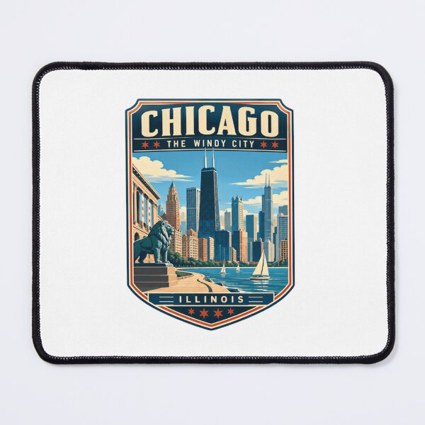Item preview, Chicago The Windy City Illinois City Travel Resident Souvenir designed and sold by Simsimah26Parks.