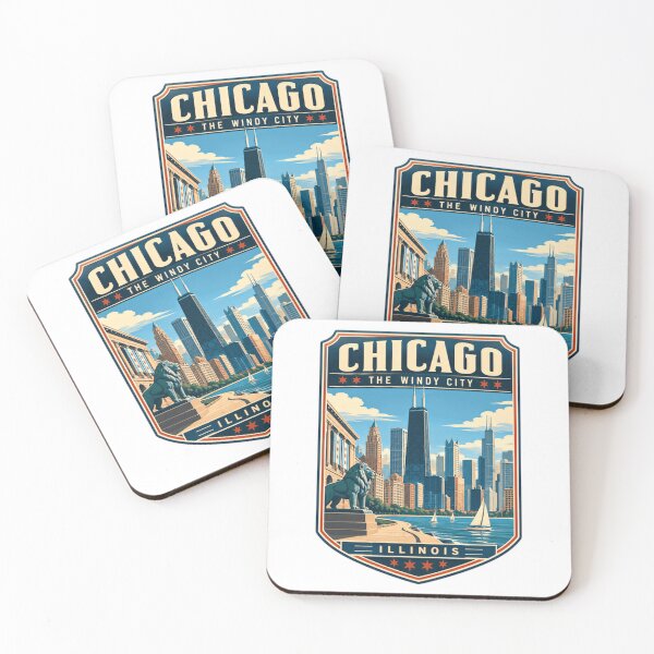 Item preview, Chicago The Windy City Illinois City Travel Resident Souvenir designed and sold by Simsimah26Parks.