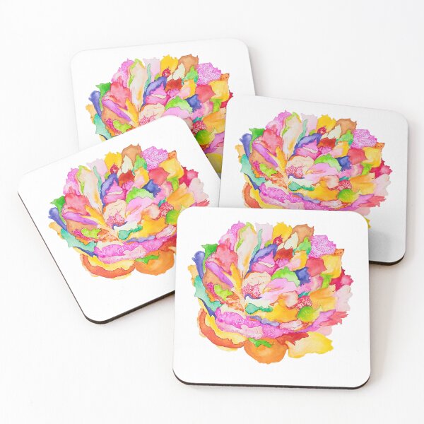 Item preview, Joyful Peony Watercolor designed and sold by ArtfulJentle.