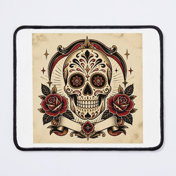 Item preview, Flower skull designed and sold by Oliwia12345.