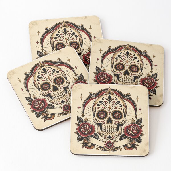 Item preview, Flower skull designed and sold by Oliwia12345.