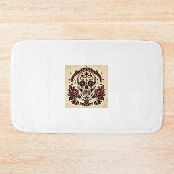 Item preview, Flower skull designed and sold by Oliwia12345.