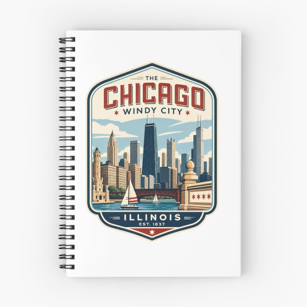 Item preview, The Chicago Windy City Illinois Est 1837 City Travel Souvenir designed and sold by Simsimah26Parks.