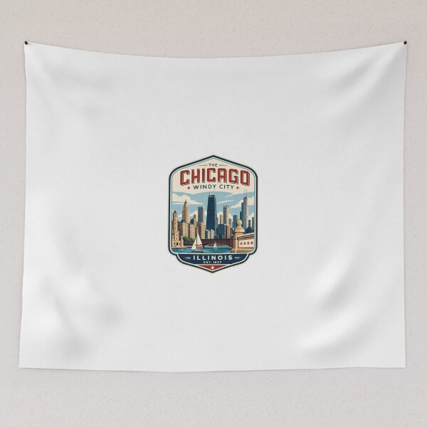 Item preview, The Chicago Windy City Illinois Est 1837 City Travel Souvenir designed and sold by Simsimah26Parks.