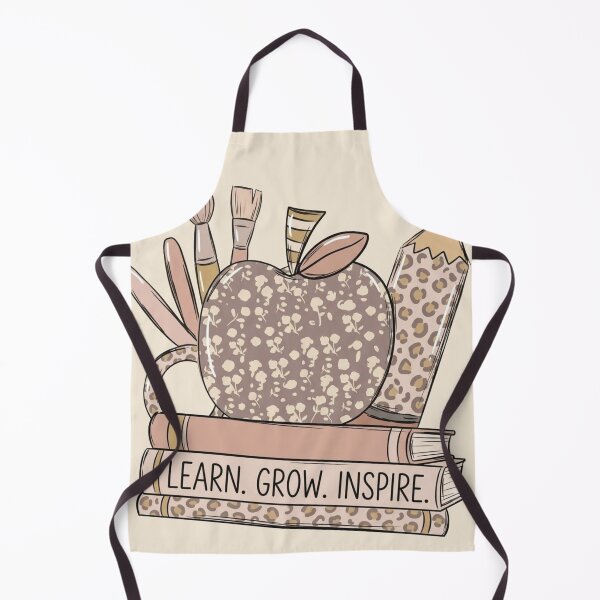 Item preview, Boho Back to School Learn Grow Inspire Apple Teacher Design designed and sold by designwiss.