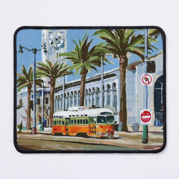 Item preview, San Francisco Streetcar and Ferry Building Painting designed and sold by Steve Haskamp.