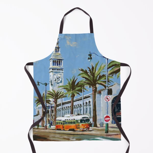Item preview, San Francisco Streetcar and Ferry Building Painting designed and sold by Steve Haskamp.