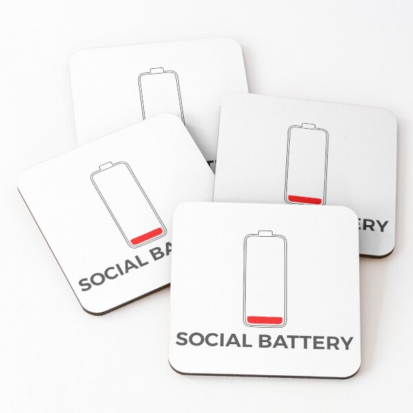 Item preview, Social Battery Low Funny Introvert Graphic designed and sold by Joshbrowny.