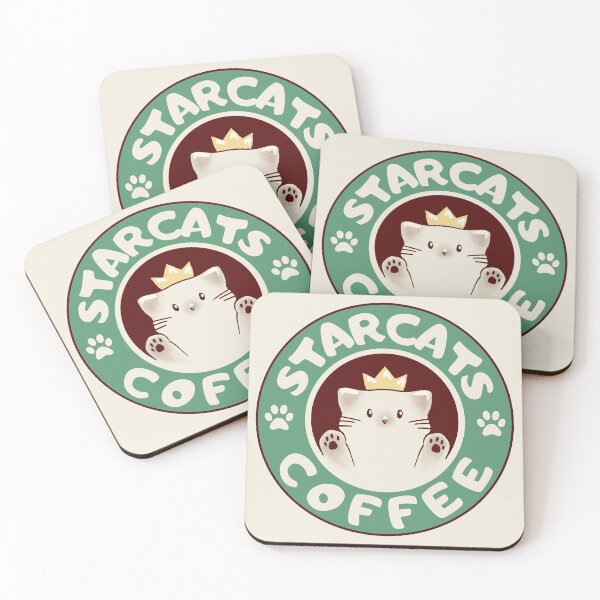 Item preview, Starcats coffee cat label designed and sold by Denise, Denisn't.