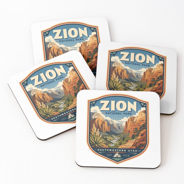 Item preview, Zion National Park Southwestern Utah Est. 1919 National Park Travel Souvenir designed and sold by Simsimah26Parks.