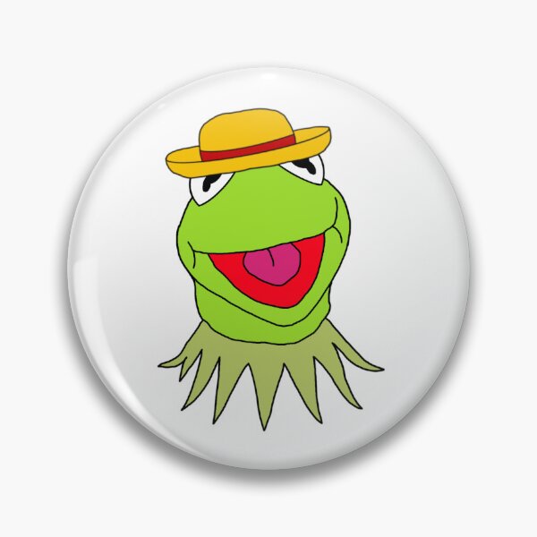 Item preview, The Muppets - Kermit The Frog In A Straw Hat designed and sold by Animals-by-JB.