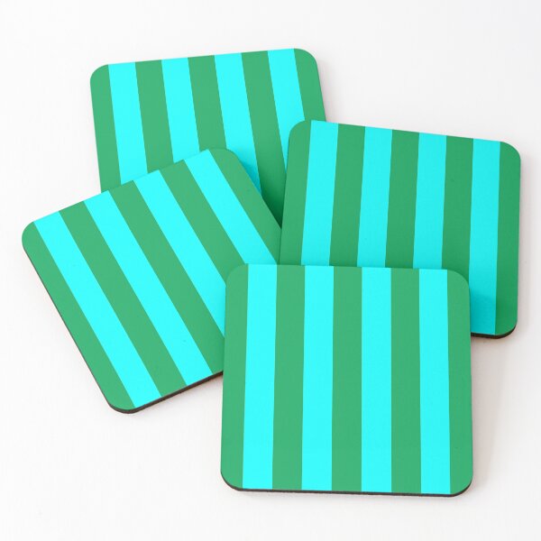 Item preview, Green and Blue Stripes designed and sold by Susan Link.